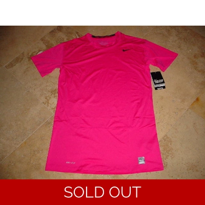 Nike Pro Combat Core 2.0 Tight Compression Crew Pink 3XL